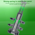 Tilt Rearview Mirror Screw Hole Ball-Head Motorcycle Eight-jaw Aluminum Phone Navigation Bracket - Image 12