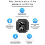 M4 Motorcycles Tire Pressure Monitor with Holder - Image 2