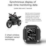 M4 Motorcycles Tire Pressure Monitor with Holder - Image 3