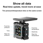 M4 Anti-vibration Motorcycles Tire Pressure Monitor with Anti-theft Screw Holder - Image 3