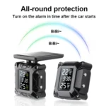 M4 Anti-vibration Motorcycles Tire Pressure Monitor with Anti-theft Screw Holder - Image 4
