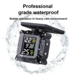 M4 Anti-vibration Motorcycles Tire Pressure Monitor with Anti-theft Screw Holder - Image 6