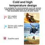 M4 Anti-vibration Motorcycles Tire Pressure Monitor with Anti-theft Screw Holder - Image 7