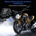 M6 Anti-vibration Motorcycles Tire Pressure Monitor with Anti-theft Screw Holder - Image 8