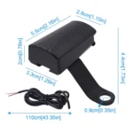 Motorcycle Waterproof DC 8-32V 5V / 1.2A Rearview Mirror USB Phone Charger Adapter, with Indicator Light - Image 3