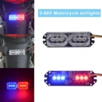 Motorcycle DC 9V-80V 2W Strobe Tail Light - Image 6