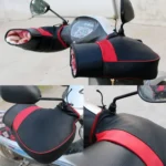 1 Pair Motorcycle Water & Wind Resistant Winter Warm Ski Riding Gloves - Image 3