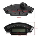 Speedpark Motorcycle LCD TFT Digital Speedometer 14000RPM 6 Gear Backlight Motorcycle Odometer for 1,2,4 Cylinders Meter - Image 3
