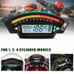 Speedpark Motorcycle LCD TFT Digital Speedometer 14000RPM 6 Gear Backlight Motorcycle Odometer for 1,2,4 Cylinders Meter - Image 5