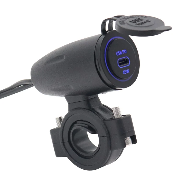 MOTA1270_1.webp C5931-Z Motorcycle 45W PD Fast Charge + QC3.0 Dual Interface Charger - Image 2