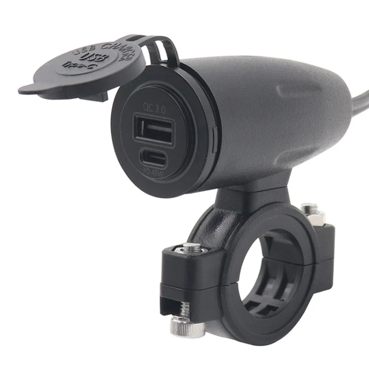 MOTA1270_2.webp C5931-Z Motorcycle 45W PD Fast Charge + QC3.0 Dual Interface Charger - Image 3