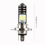 H4 DC12V / 7.4W Motorcycle LED Headlight with 24LEDs SMD-3030 Lamp Beads - Image 3
