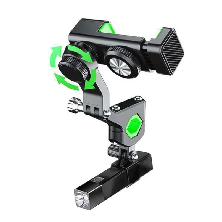MOTA1287_B1.webp Motorcycle Spherical Compass Phone Holder, Handlebar with Light - Image 2