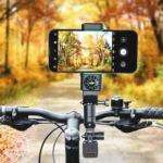 Motorcycle Spherical Compass Phone Holder, Handlebar with Light - Image 8