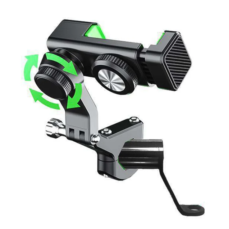 MOTA1289_B1.webp Motorcycle Spherical Compass Phone Holder, Rearview Mirror without Light - Image 2