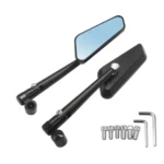 Motorcycle Side Mirror CNC Aluminum Alloy Reflective Rearview Mirror