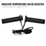 WUPP CS-095D1 Motorcycle Modified Adjustable Temperature Silicone Universal Electric Heating Hand Cover Heated Grip Handlebar - Image 5
