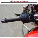 CS-054B1 Third Generation Motorcycle Modified Electric Heating Hand Cover Heated Grip Handlebar - Image 8