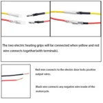CS-503A1 Motorcycle Modified Electric Heating Hand Cover Heated Grip Handlebar with Digital Voltmeter - Image 11