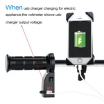 CS-503A1 Motorcycle Modified Electric Heating Hand Cover Heated Grip Handlebar with Digital Voltmeter - Image 7