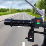 CS-503A1 Motorcycle Modified Electric Heating Hand Cover Heated Grip Handlebar with Digital Voltmeter - Image 9
