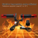 CS-764A1 12V Motorcycle Scooter Aluminum Alloy Electric Hand Grip Cover Heated Grip Handlebar - Image 4