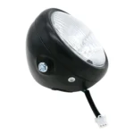 5.75 inch Motorcycle Black Shell Retro Lamp LED Headlight Modification Accessories for CG125 / GN125 - Image 3