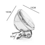 4 inch Motorcycle Black Shell Glass Retro Lamp LED Headlight Modification Accessories - Image 4