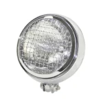 Motorcycle Silver Shell Harley Headlight Retro Lamp LED Light Modification Accessories - Image 2