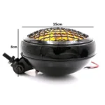 Motorcycle Silver Shell Harley Headlight Retro Lamp LED Light Modification Accessories - Image 3