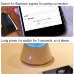 Creative Magic Music Bass Sound Box Bluetooth V2.1+EDR Speaker Night Lamp Novelty Gifts - Image 7