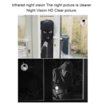 Indoor 4CH HD 1080P Security Wireless IP IR Camera Wifi Kit, Support Night Vision / PIR Detection / Two-Way Audio & Micro SD Card (128GB Max, IR Distance: 9m - Image 7