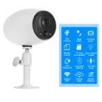 VESAFE VS-DC01 Security HD 720P Two-Way Audio Wireless Wifi IP Camera, Support Night Vision & PIR Detection & TF Card, IP54 Waterproof - Image 6