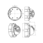 TV-537H5/IP AF POE H.264++ 5MP IP Dome Camera Auto Focus 4x Zoom 2.8-12MM Lens Surveillance Cameras - Image 6