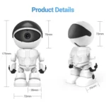 ESCAM PT205 HD 1080P Robot WiFi IP Camera, Support Motion Detection / Night Vision, IR Distance: 10m, US Plug - Image 16