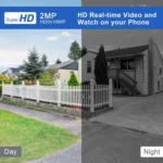 Tuya QX45 1080P Full HD IP65 Waterproof 2.4G Wireless IP Camera, Support Amazon Alexa & Google Home & Motion Detection & Two-way Audio & Night Vision & TF Card, US Plug - Image 6