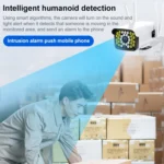 Difang DF-36Q Outdoor HD Surveillance IP Camera, Support Voice Intercom & Night Vision & Human Figure Detection & TF Card, WiFi + HD PTZ Rotation + Power-off Endurance, EU Plug - Image 5