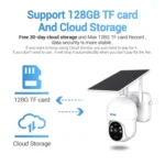 ESCAM QF255 2.0 Million Pixels 1080P HD WiFi Solar Camera, Support Two-way Voice & PIR Motion Detection & Night Vision & TF Card - Image 13