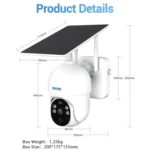 ESCAM QF255 2.0 Million Pixels 1080P HD WiFi Solar Camera, Support Two-way Voice & PIR Motion Detection & Night Vision & TF Card - Image 16