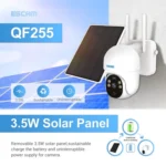 ESCAM QF255 2.0 Million Pixels 1080P HD WiFi Solar Camera, Support Two-way Voice & PIR Motion Detection & Night Vision & TF Card - Image 6