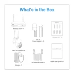 ESCAM WNK618 3.0 Million Pixels 8-channel Wireless Dome Camera HD NVR Security System, Support Motion Detection & Two-way Audio & Full-color Night Vision & TF Card, EU Plug - Image 14