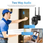 ESCAM WNK618 3.0 Million Pixels 8-channel Wireless Dome Camera HD NVR Security System, Support Motion Detection & Two-way Audio & Full-color Night Vision & TF Card, EU Plug - Image 7