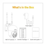 ESCAM WNK610 3.0 Million Pixels Wireless Dome IP Camera, Support Motion Detection & Two-way Audio & Full-color Night Vision & TF Card, EU Plug - Image 14