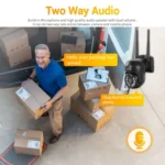 ESCAM WNK610 3.0 Million Pixels Wireless Dome IP Camera, Support Motion Detection & Two-way Audio & Full-color Night Vision & TF Card, EU Plug - Image 9