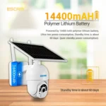 ESCAM QF450 HD 1080P 4G US Version Solar Powered IP Camera without Memory, Support Two-way Audio & PIR Motion Detection & Night Vision & TF Card - Image 6