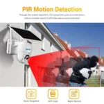 ESCAM QF450 HD 1080P 4G US Version Solar Powered IP Camera without Memory, Support Two-way Audio & PIR Motion Detection & Night Vision & TF Card - Image 7