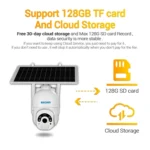 ESCAM QF450 HD 1080P 4G US Version Solar Powered IP Camera without Memory, Support Two-way Audio & PIR Motion Detection & Night Vision & TF Card - Image 10
