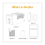 G17 2.0 Million Pixels HD 1080P Smart WiFi IP Camera, Support Night Vision & Two Way Audio & Motion Detection & TF Card, AU Plug - Image 13