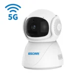 ESCAM PT201 HD 1080P Dual-band WiFi IP Camera, Support Night Vision / Motion Detection / Auto Tracking / TF Card / Two-way Audio, EU Plug - Image 2