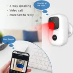 B90 Low-power Battery Surveillance Camera, Support Two-way Intercom, TF Card, PIR Human Body Induction - Image 9